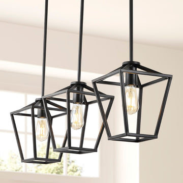 Grace Industrial Farmhouse LED Pendant - JONATHAN Y